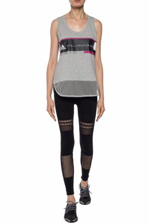 Logo-printed sleeveless t-shirt, zdjęcie 2 Logo-printed sleeveless t-shirt od ADIDAS by Stella McCartney